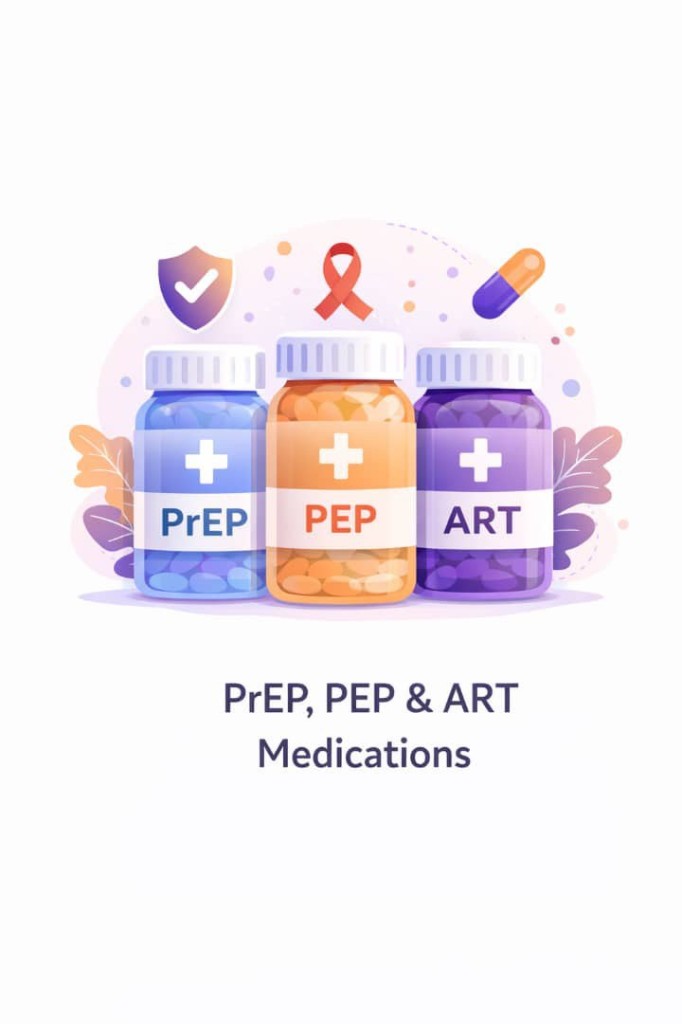 PrEP, PEP and ART medications